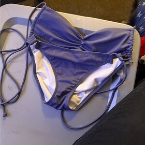 Victoria's Secret Purple and White Bikini